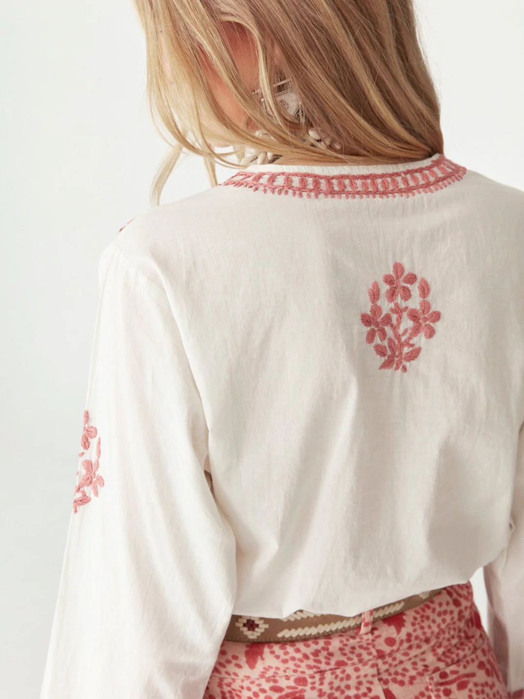 Maison Hotel - Shyla Blouse. Azzuro.