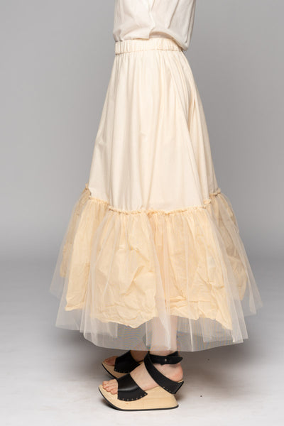 Dogstar - Sorrel Tulle Skirt. Natural.