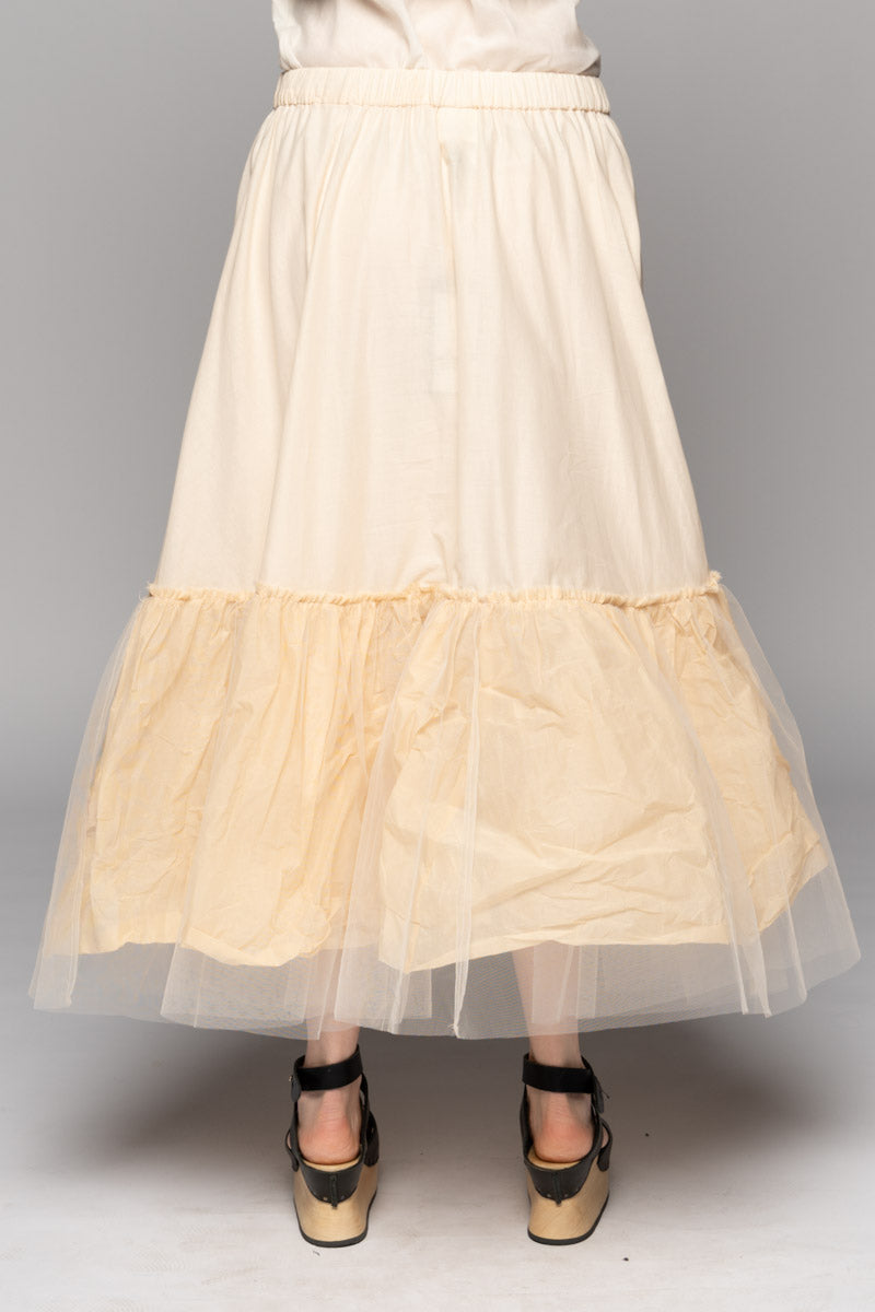Dogstar - Sorrel Tulle Skirt. Natural.