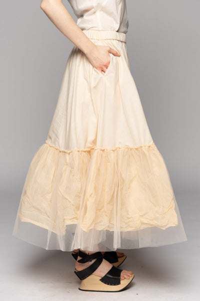 Dogstar - Sorrel Tulle Skirt. Natural.