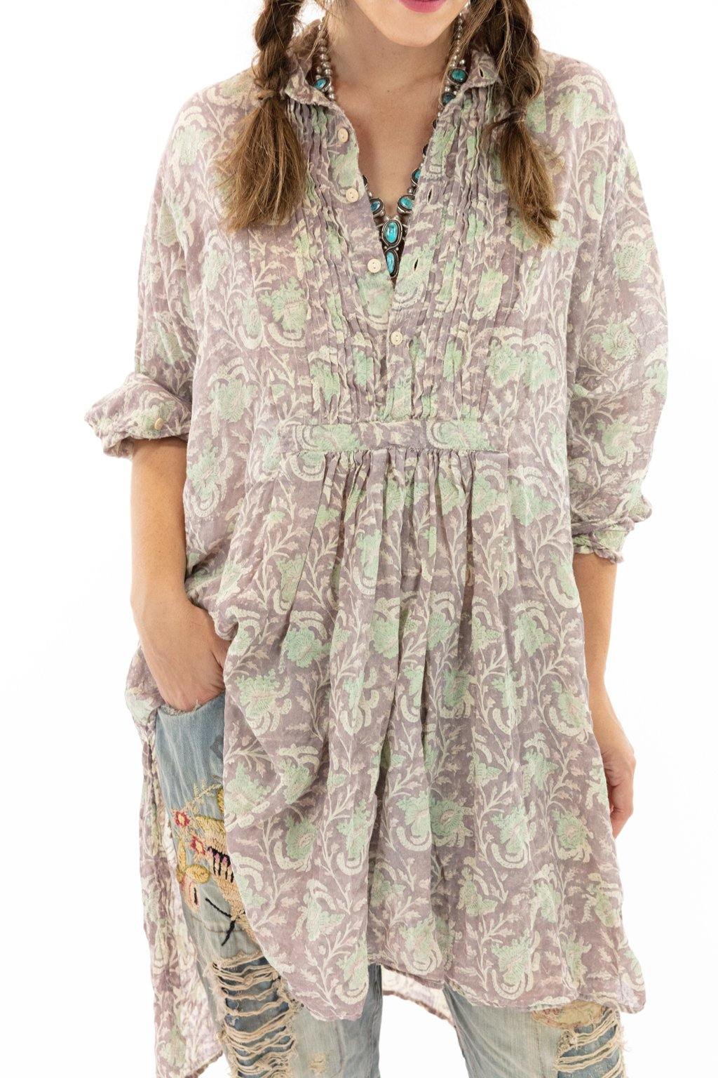 Magnolia Pearl - Block Print Cordella Night Shirt